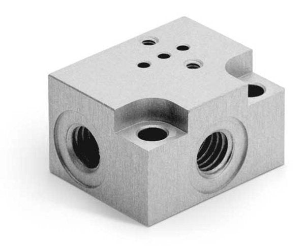 Image of K001-02 - Single sub base to suit series K M5 ports - Camozzi | Roladex UK