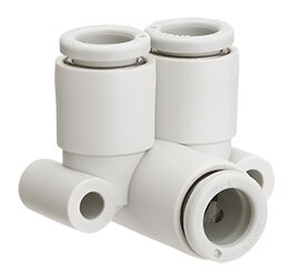 SMC KQ2LU08-00A SMC Angle Connector, 2