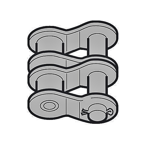 Image of SEDIS Single Crank Link-08B-2ALPHA-No.12 - Roladex UK