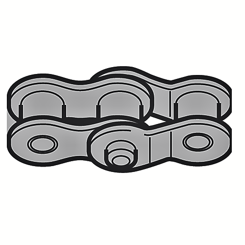 Image of RENOLD Double Crank Link-08B-1RED-No.30 - Roladex UK