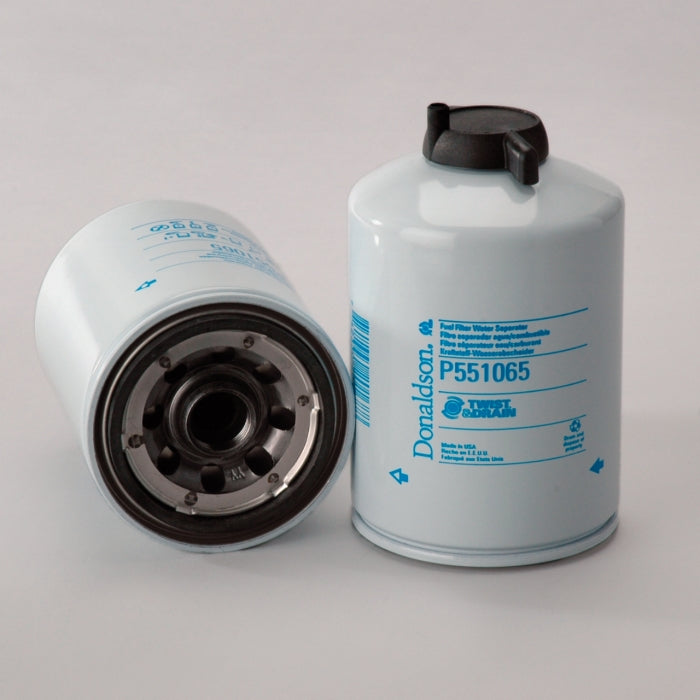 Donaldson Fuel Filter, Water Separator Spin-On Twist&Drain P551065 – High-Performance Filtration – Roladex UK