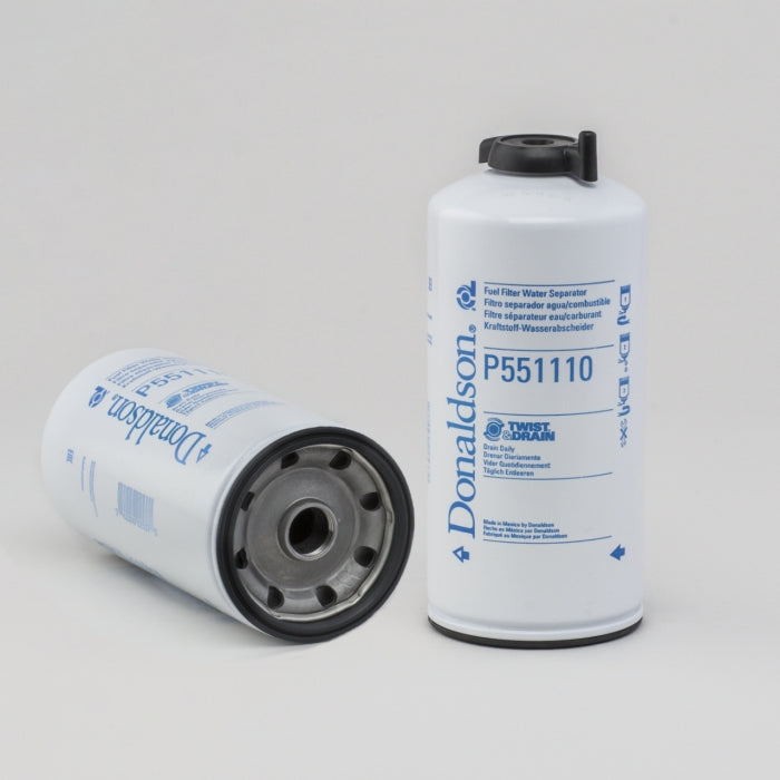 Donaldson Fuel Filter, Water Separator Spin-On Twist&Drain P551110 – High-Performance Filtration – Roladex UK