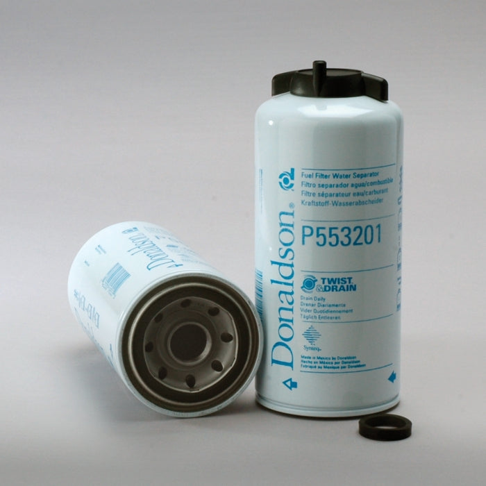 Donaldson Fuel Filter, Water Separator Spin-On Twist&Drain P553201 – High-Performance Filtration – Roladex UK