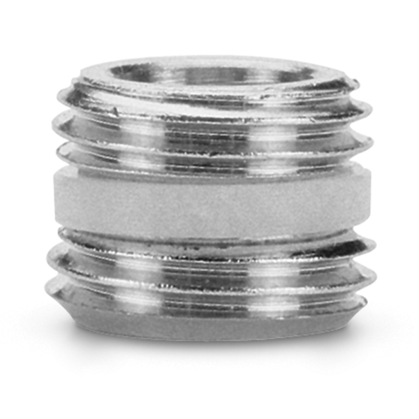 Image of S2615 3/8 - BSP adaptor male plug flush fitting 3/8 thread PTFE seal (Pack of 5) - Camozzi | Roladex UK