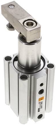 SQKL 40/20 EMC swivel clamps / clamping cylinder 㘠40 mm, clamping stroke 20mm left turning (turns counter-clockwis