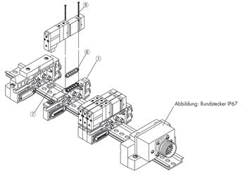 SMC SV2000-50-4A-C8 SMC Single Connection Plate