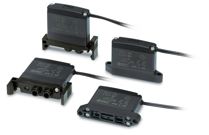 SMC SX12F-KG SMC 2/2-Way Quick-Switching Vent