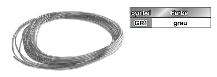SMC TU1065GR1-20 SMC Polyurethane Hose, Gray