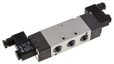 RV 5242-15-24V= EMC 5/2-way solenoid valve, g 1/2", pulse valve, 24 v dc