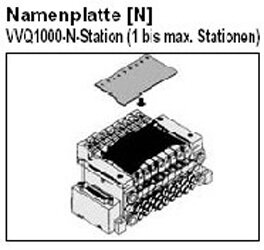 SMC VVQ1000-N-10 SMC Name Plate