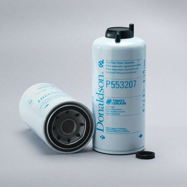 Donaldson Fuel Filter, Water Separator Spin-On Twist&Drain P553207 – High-Performance Filtration – Roladex UK