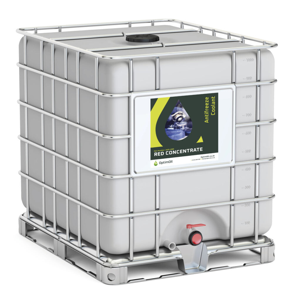 Optimoil | Antifreeze Coolant Red Concentrate Longlife Meg 1000Llt Ibc | 1625-1000 | 1000 Litres IBC