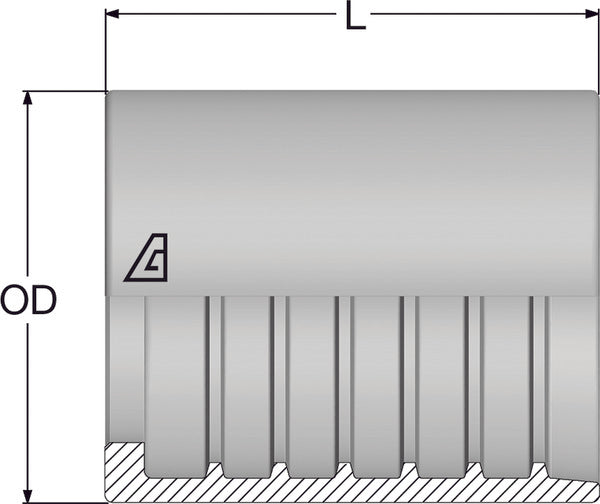 Ferrule 3/8" R7