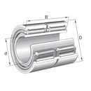 Image of INA Machined Type Needle Roller Bearing With Inner Ring-NA-6909 - Roladex UK