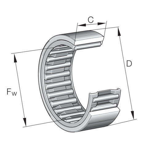 Image of INA Machined Type Needle Roller Bearing-RNAO-354526 - Roladex UK