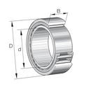 Image of INA Machined Type Needle Roller Bearing With Inner Ring-NAO-304517 - Roladex UK