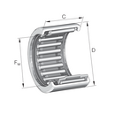 Image of INA Drawn Cup Needle Roller Bearing-HK-1012-RS - Roladex UK
