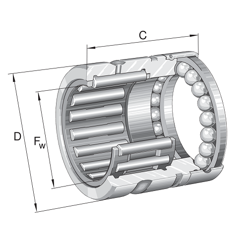 INA NX-35Z Combined Needle Bearing