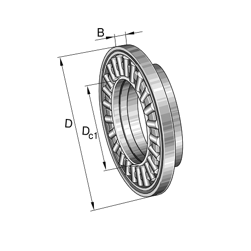 INA AXW-10 Axial Needle Roller Bearing