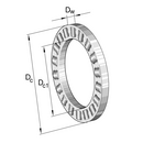 INA K-89312 Axial Cylindrical Roller Bearing