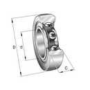 INA LR-6000NPPU Ball Track Roller