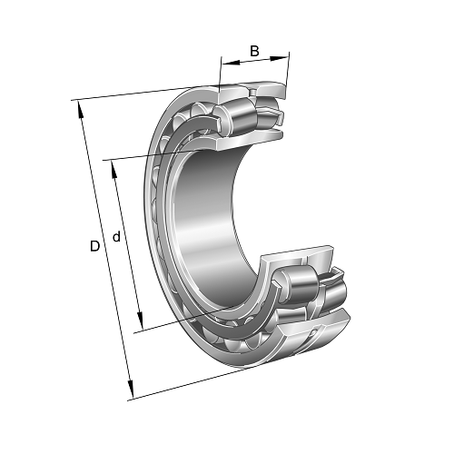 Image of NSK Spherical Roller Bearing-23026EC4 - Roladex UK