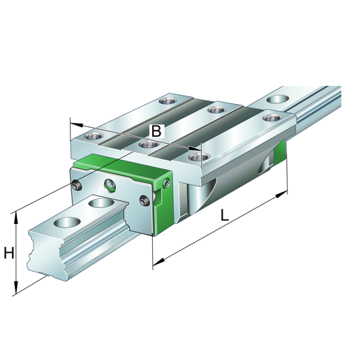 Image of INA Linear Guideway Carriage-KWVE-15BG3V1RRF - Roladex UK