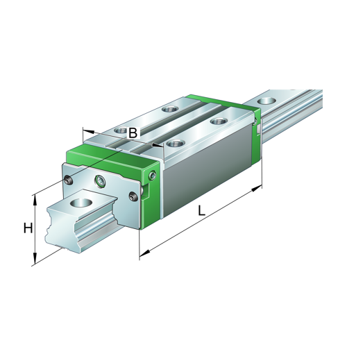 Image of INA Linear Guideway Carriage-KWVE-35BESG3V1 - Roladex UK