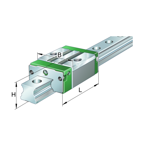 Image of INA Linear Guideway Carriage-KWVE-20BESCG3V1 - Roladex UK