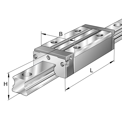 Image of INA Linear Guideway Carriage-KWVE-25SNG3V2 - Roladex UK