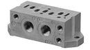 Aventics 1825503890 Single Connection Plate Threaded Connections On The Side