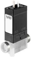burkert 0127 3/2-way solenoid valve – g1/4-28" – 24v dc – 0127-t-01,5-cc-tz-unfb-024/dc-