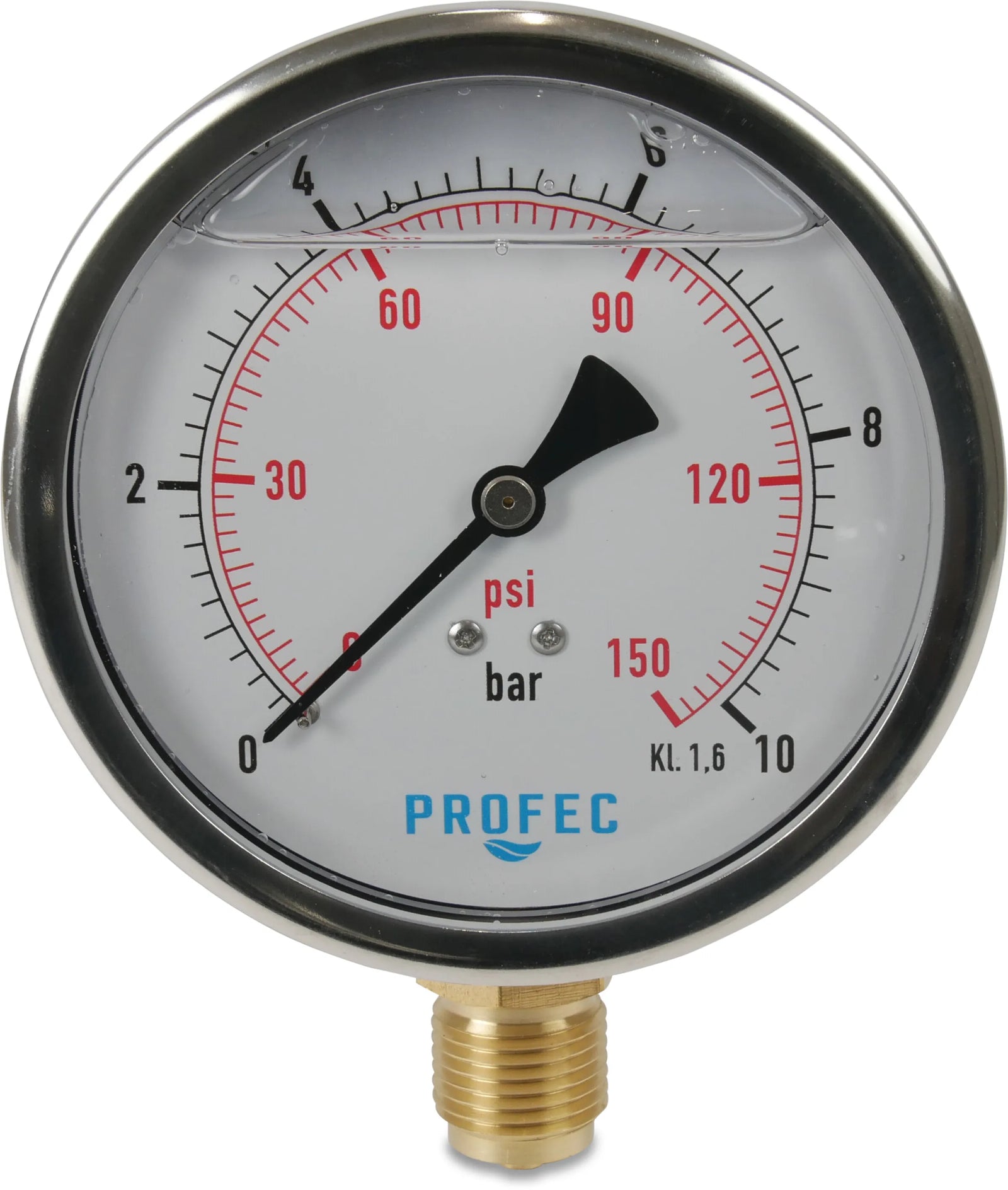 Profec Gauge 100mm Male Thread 0 | Profec | UK Supplier | Roladex