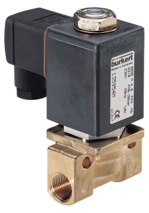 burkert 0255 2/2-way solenoid valve – stainless steel – 5/32 inch" – 0255-a-04,0-ef-ms-gm84-240/50-