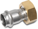 Bonfix Union Coupler Stainless Steel 316L 1" x 22mm Female Thread x Press Fit | Bonfix | UK Supplier | Roladex