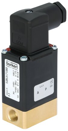 burkert 0330 2/2-way solenoid valve – brass – g1/4" – 24v ac – 25246