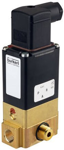 burkert 0331 3/2-way solenoid valve – brass – g1/4" – 230v ac – 0331-e-02,0-bb-ms-gm82-230/50-