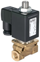 burkert 0355 3/2-way solenoid valve – stainless steel – g1/4" – 24v dc – 0355-c-02,0-ef-ms-gm82-024/dc-