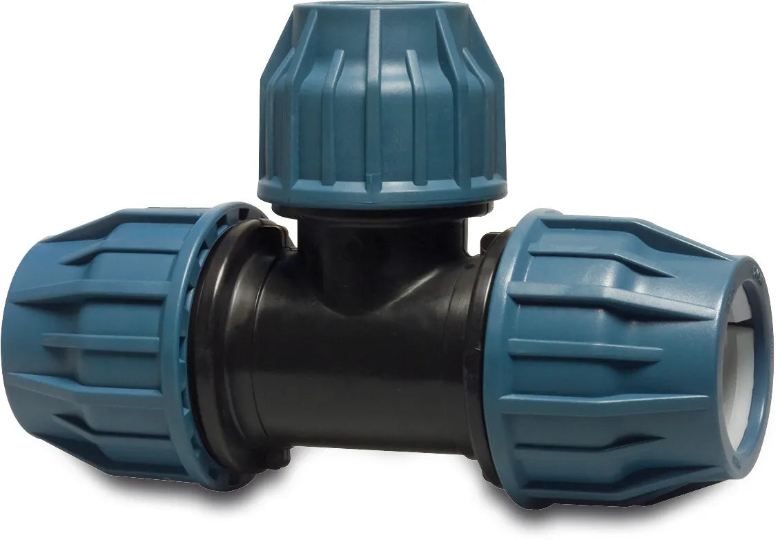 Jason 90° PP 75mm x 63mm x 75mm Compression Fitting 16Bar Type Ez | Jason | UK Supplier | Roladex