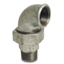 Profec Union Elbow 90° Galvanised Cast Iron 1 1/4" Female Thread x Male Thread 25Bar Type Conical | Profec | UK Supplier | Roladex