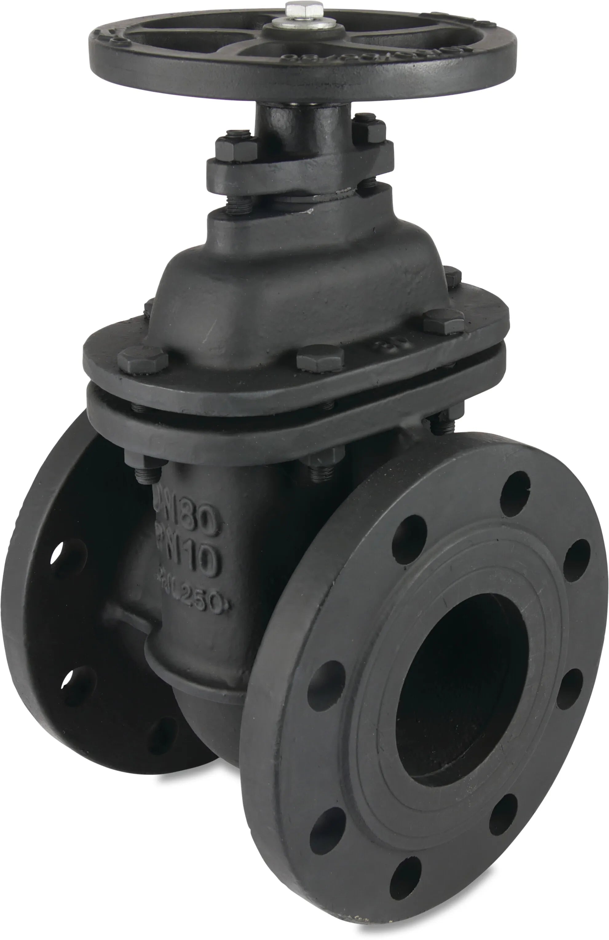 Profec Valve Cast Iron Gg 25 Powder Coated Dn300 Din Flange 10Bar Dn300 ...