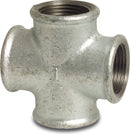 Profec Cross-Piece Galvanised Cast Iron 2 1/2" Female Thread 25Bar | Profec | UK Supplier | Roladex