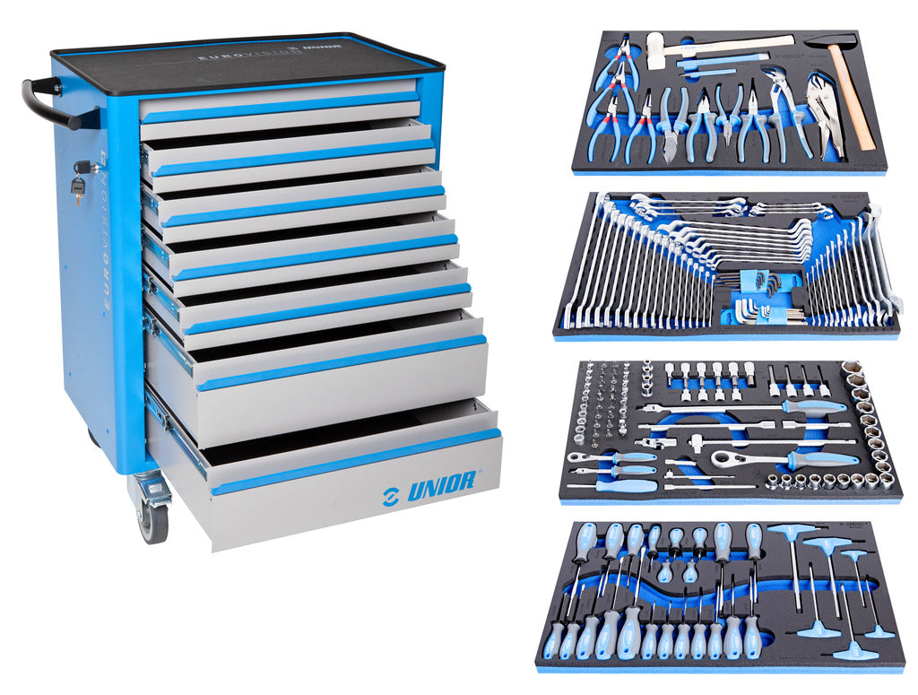 Unior | 621757 | Tool set with tool carriage 940EV4