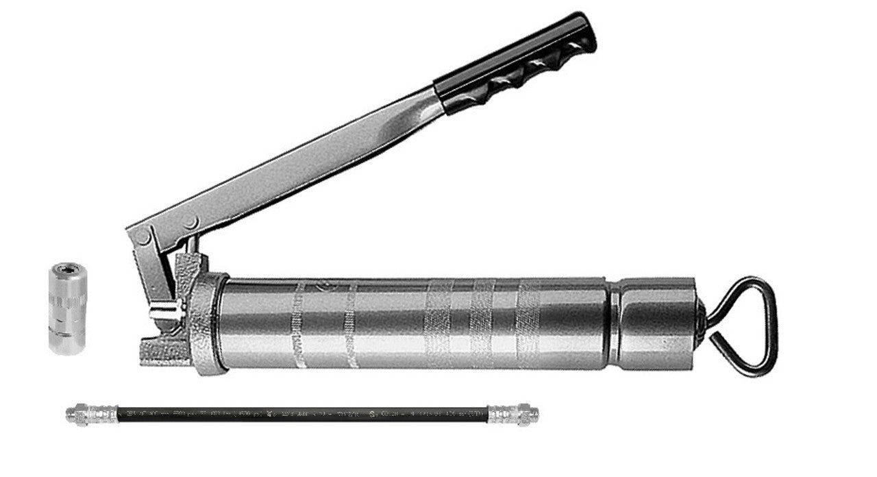 SAMOA 500 cc Lever Action Grease Pump c/w Filler Valve, Flexible Stem & 4-Jaw Connector - Individually Boxed  Roladex€¦