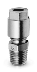 Image of 1050 8-3/8 - Compression fitting male stud 8mm tube 3/8 thread (Pack of 5) - Camozzi | Roladex UK