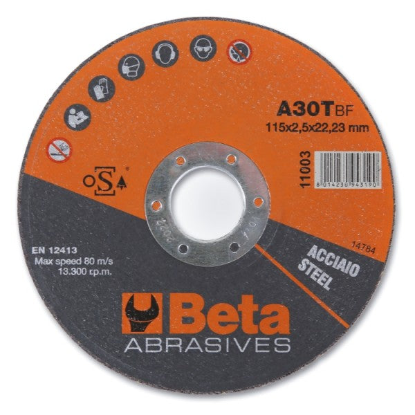 11003 125X2,5-STEEL CUTTING DISCS FLAT