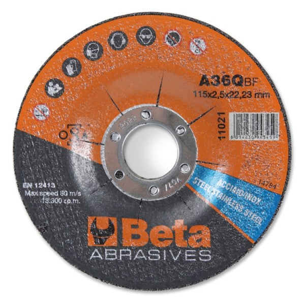 11021 230X3,2-STEEL-INOX CUTT.DISC DEPR.