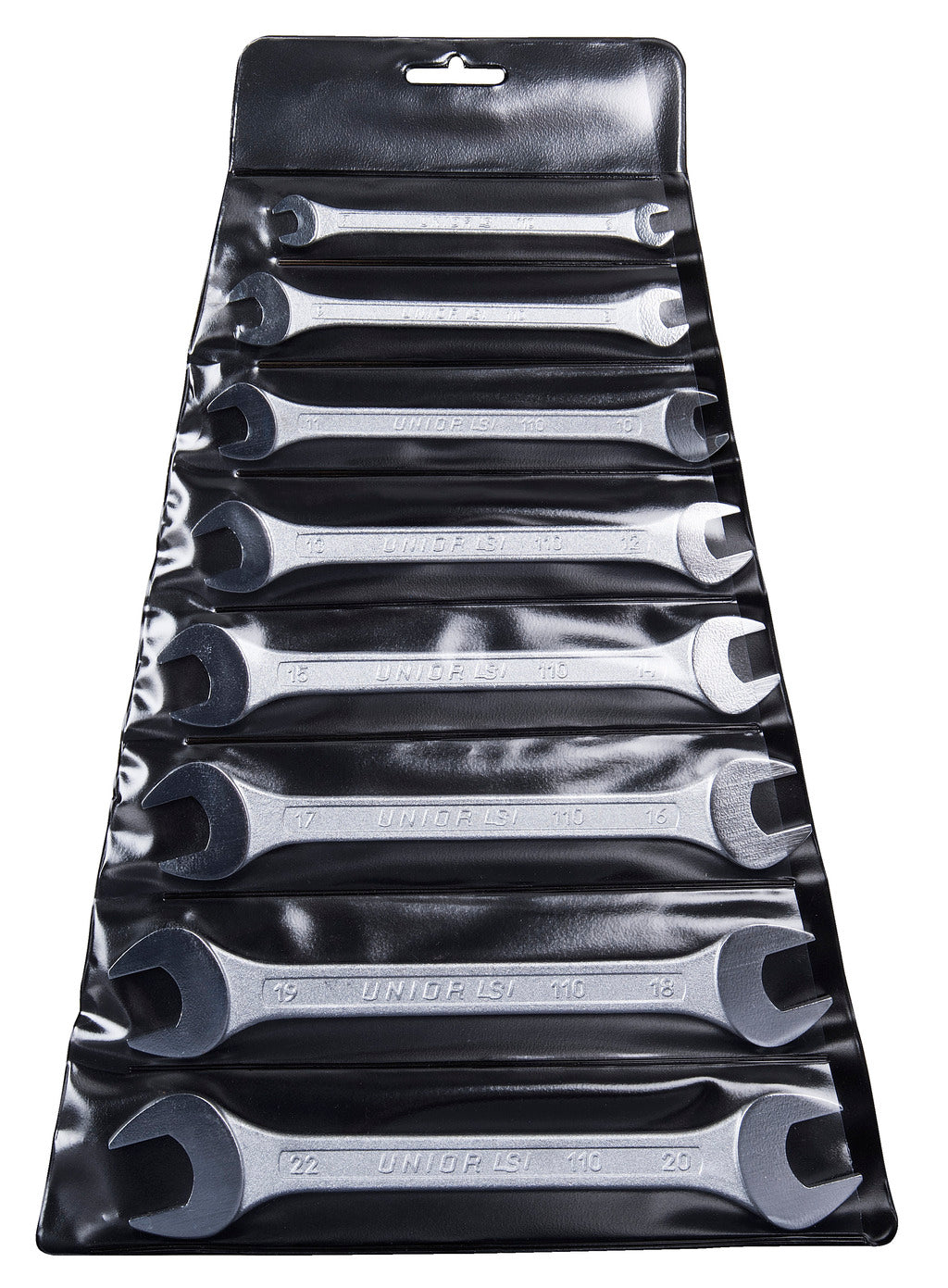 Unior | 600109 | Set of open end wrenches in plastic wallet - 6 - 22/8