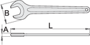 Single open end wrench, 36