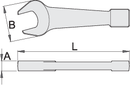 Slogging open end wrench, 110